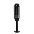 400 lumen solar LED floor lamp with double panel and motion detector