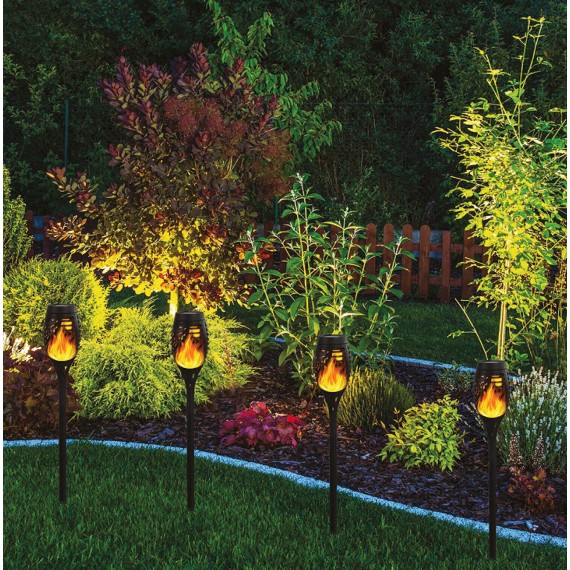 OLYMPIA: lampada a ricarica solare LED effetto...