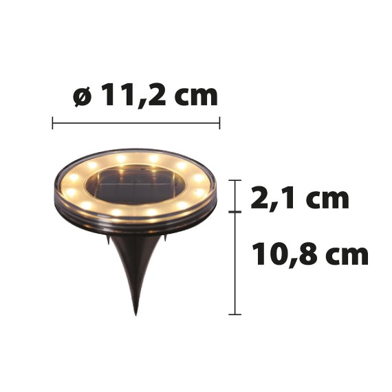ENTERPRISE: Set mit 2 Solar-Stehlampen