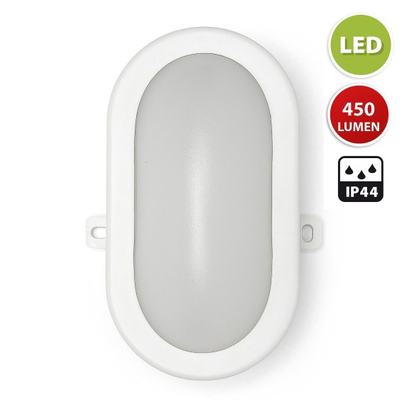 TARTARUGA: Weiße 5,5-W-LED-Wandleuchte....