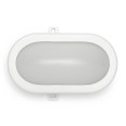 TARTARUGA: Weiße 5,5-W-LED-Wandleuchte. Schutzart IP54, Schnellanschluss.