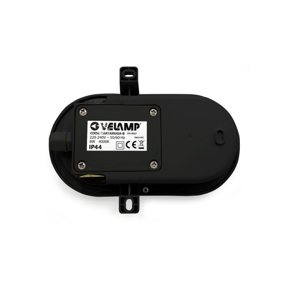 TARTARUGA: Schwarze 5,5-W-LED-Wandleuchte....