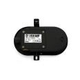 TARTARUGA: Schwarze 5,5-W-LED-Wandleuchte. Schutzart IP54, Schnellanschluss.