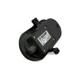 TARTARUGA: Schwarze 5,5-W-LED-Wandleuchte. Schutzart IP54, Schnellanschluss.