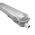 Plafonnier IP65 avec tube LED 1x9W - 4000K. 60 cm
