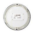 UBLO2: Plafoniera LED tonda, 700 lumen. 2 cornici (bianca e nera) incluse