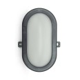 TARTARUGA : Applique murale LED intégrée de 5,5 W. Usage extérieur. RAL 7016.