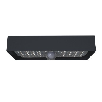 TEGEL: 800-lumen solar LED wall light with IR sensor. RAL...