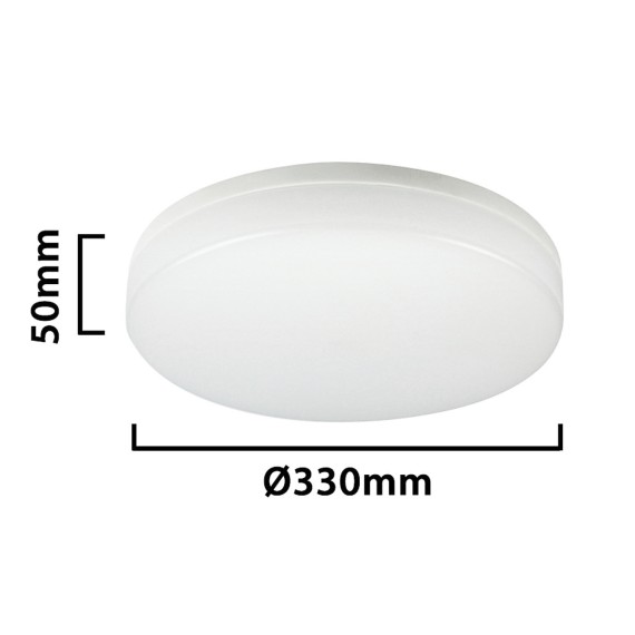 POLESTAR XL: Plafoniera tonda LED IP65, 2400...