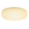 POLESTAR XL: Plafoniera tonda LED IP65, 2400 lumen, diametro 33cm. Bianco