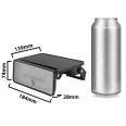 MAYA XL: Solarbetriebener LED-Fluter mit 1600 Lumen. Verstellbar mit Bewegungssensor. Schwarz.