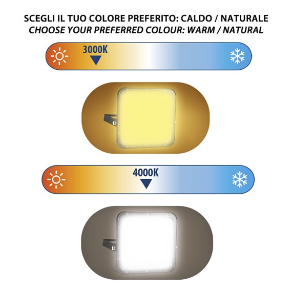 CUBE XL: Proiettore LED a carica solare 9600...