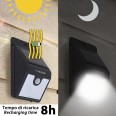 DORY: 200 lumen solar wall light with motion detector