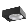 HOLDEN: 1000-lumen solar LED wall light with motion detector. Black