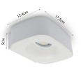 ANGEL: 700-lumen solar LED wall light with double beam. White
