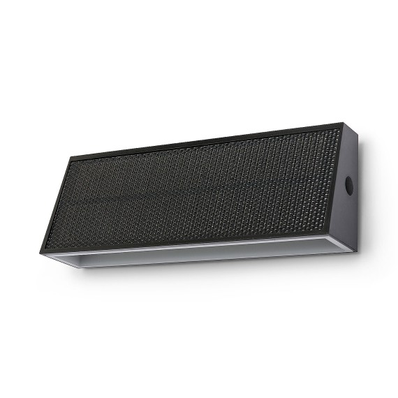 LINER: 700-lumen solar LED wall light with...