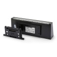 LINER: 700-lumen solar LED wall light with double beam. Anthracite.