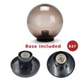 APOLUX: Sfera per esterno in PMMA, 200mm, Attacco E27, fumé