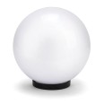 APOLUX: Sfera per esterno in PMMA, 250mm, Attacco E27, bianco