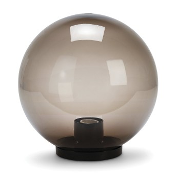 APOLUX: Sfera per esterno in PMMA, 250mm, Attacco E27, fumé