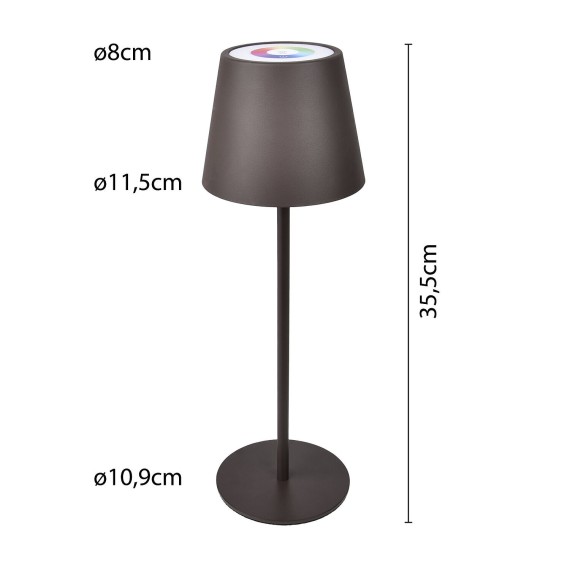 JOSEPHINE 2: Rechargeable LED touch table lamp,...