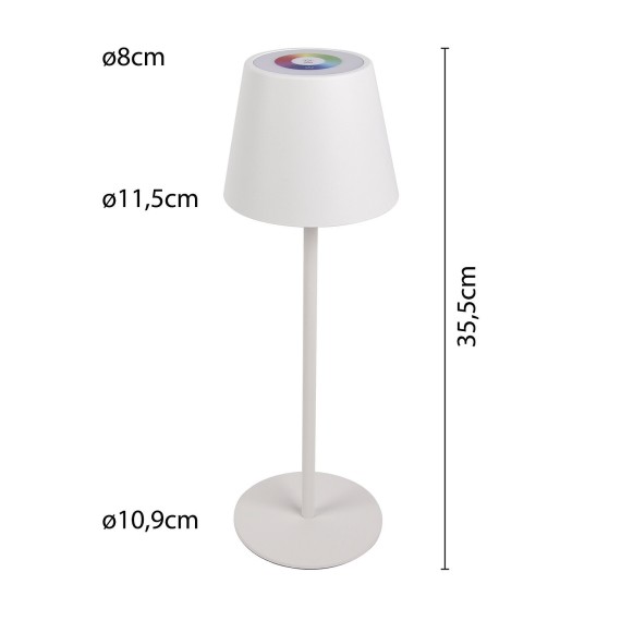 JOSEPHINE 2: Rechargeable LED touch table lamp,...