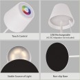 JOSEPHINE 2: Rechargeable LED touch table lamp, White + RGB. Indoor/outdoor. 35cm. White