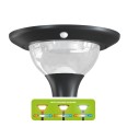 Sphère solaire LED extérieure en PMMA, 200 mm, 3 CCT, 2000 lumens, IP65. Transparente