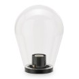 APOLUX: Ampola per esterno in PMMA, 21,5 x 29,5cm, base E27, trasparente.