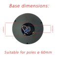 APOLUX: Ampola per esterno in PMMA, 21,5 x 29,5cm, base E27, trasparente.
