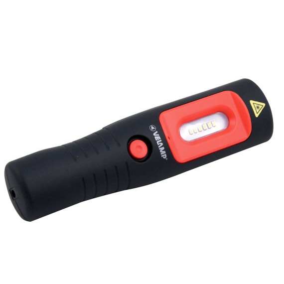 Torcia led lampada da lavoro 3w led smd con base di ricarica