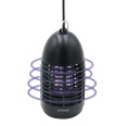 BLACK ZAP: Zanzariera elettrica, con lampadina UV, 7W. Nero