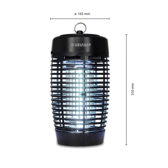 Zanzariera elettrica IPX4, con lampadina UV, 19W