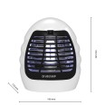 Zanzariera elettrica, con lampadina UV e ventola, 14W