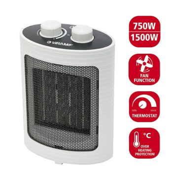 1500W PTC Hot Air Generator. White 2
