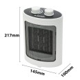 1500W PTC Hot Air Generator. White