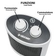1500W PTC Hot Air Generator. White