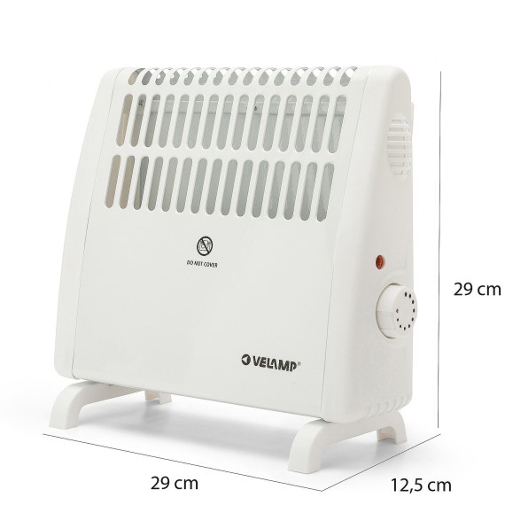 500W Mobile Convector Electric Heater