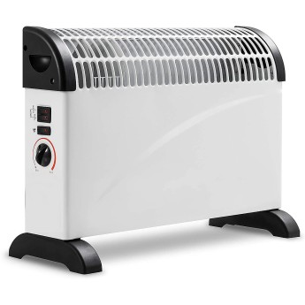2 kW convector heater with TURBO function. White
