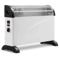 Calefactor convector de 2 kW con función TURBO. Blanco.