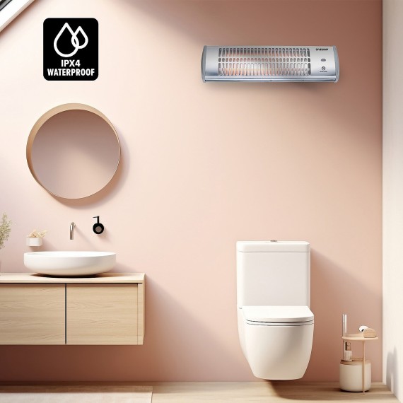 Stufetta murale al quarzo, 1200W