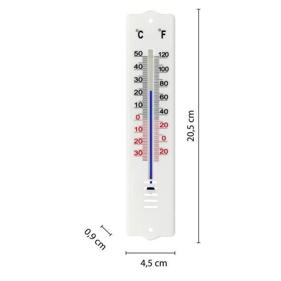 20 cm Kunststoff-Thermometer für den Innen- und...