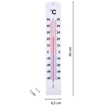 Termometro indoor/outdoor di plastica 40cm 2