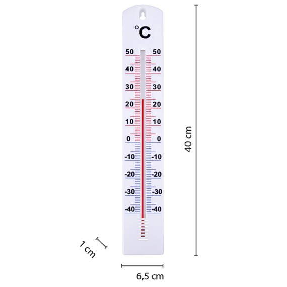 40 cm Kunststoff-Thermometer für den Innen- und...