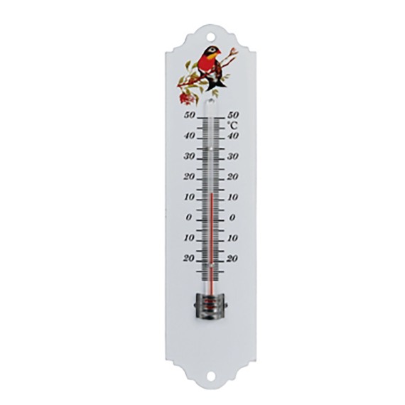 Termometro indoor/outdoor di metallo 20cm