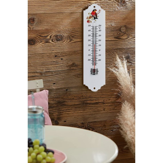 Termometro indoor/outdoor di metallo 20cm