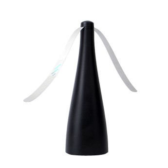FANZ: Battery-powered insect repellent fan. Black, with...