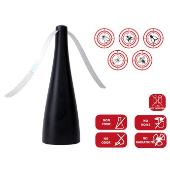 FANZ: Battery-powered insect repellent fan. Black, with... 2