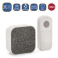 TAYLOR: Battery-Powered Wireless Doorbell, 150m Range, 36 Melodies. White