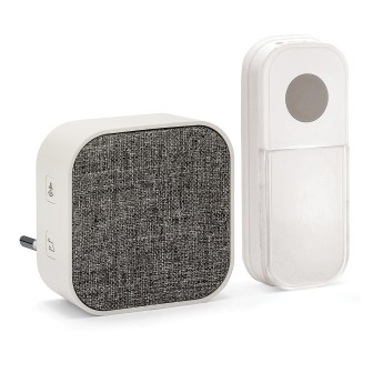 TAYLOR AC: Wireless doorbell with plug, 150m range, 36...